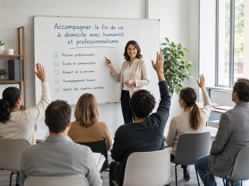 Accompagner la fin de vie à domicile avec humanité et professionnalisme